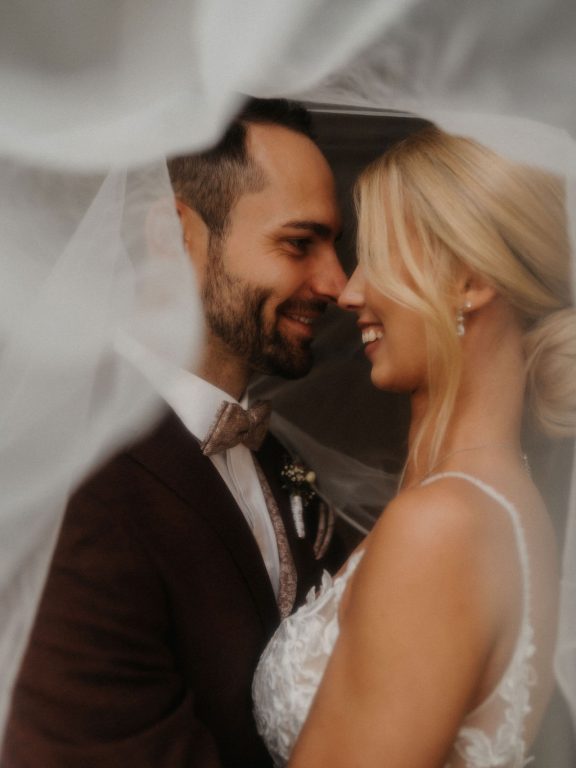 Pärchenfotos am  Hochzeitstag